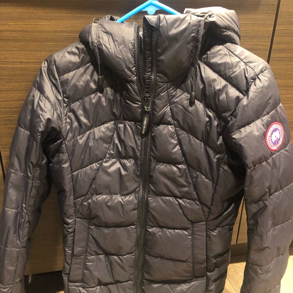Women Canada Goose Abbott Zip-Up Puffer Hoodie Jacket